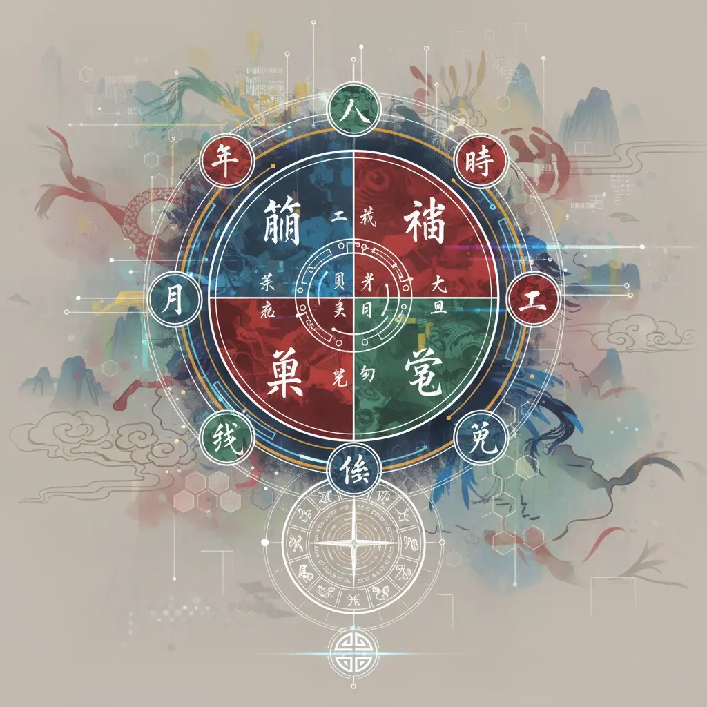 八字命理 - 八字命盤