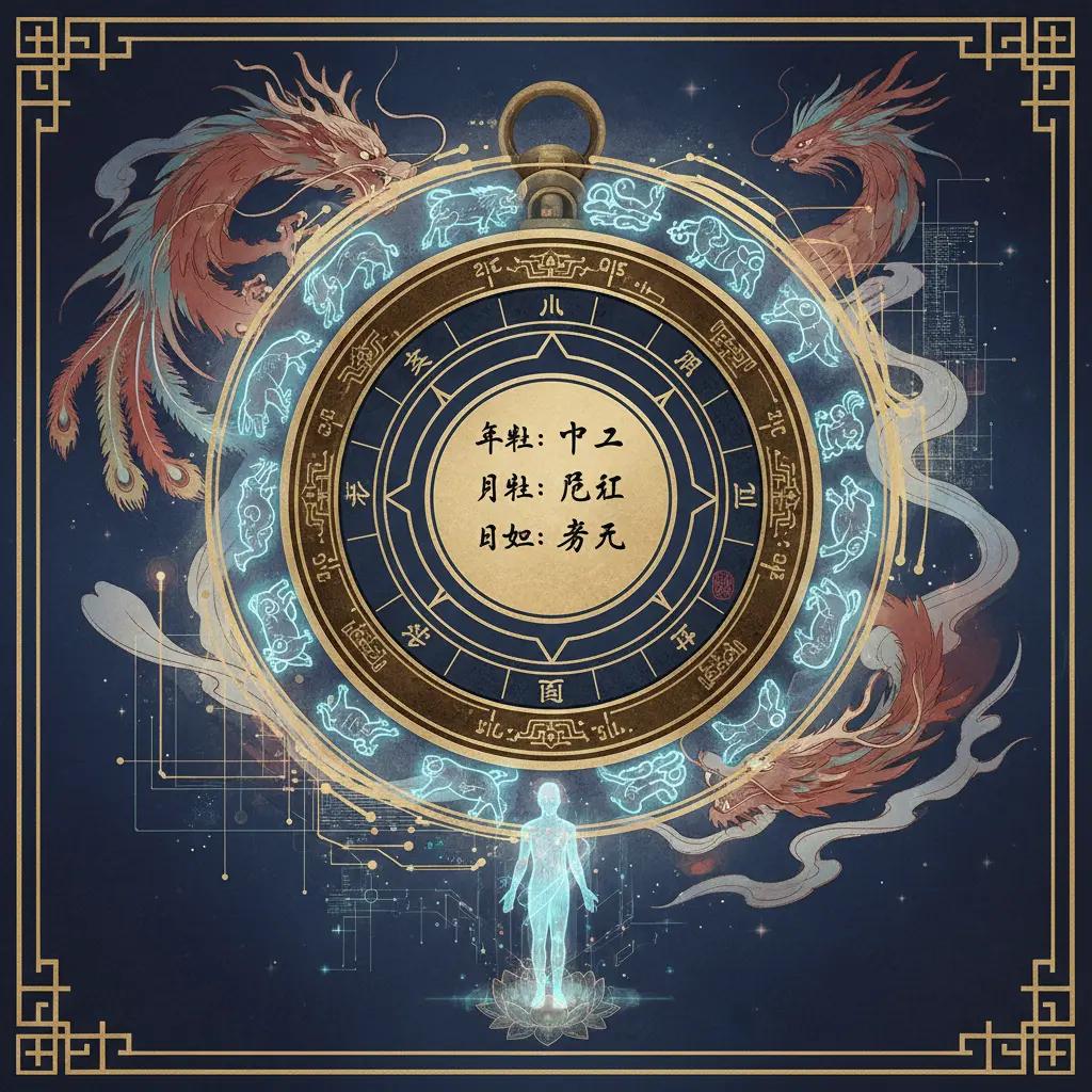 八字命理 - 八字排盤