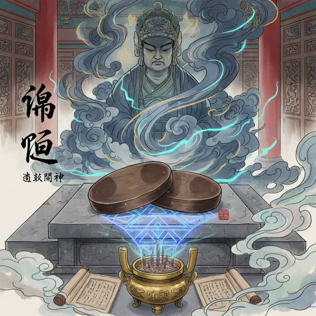 道教問神 - 陰筊