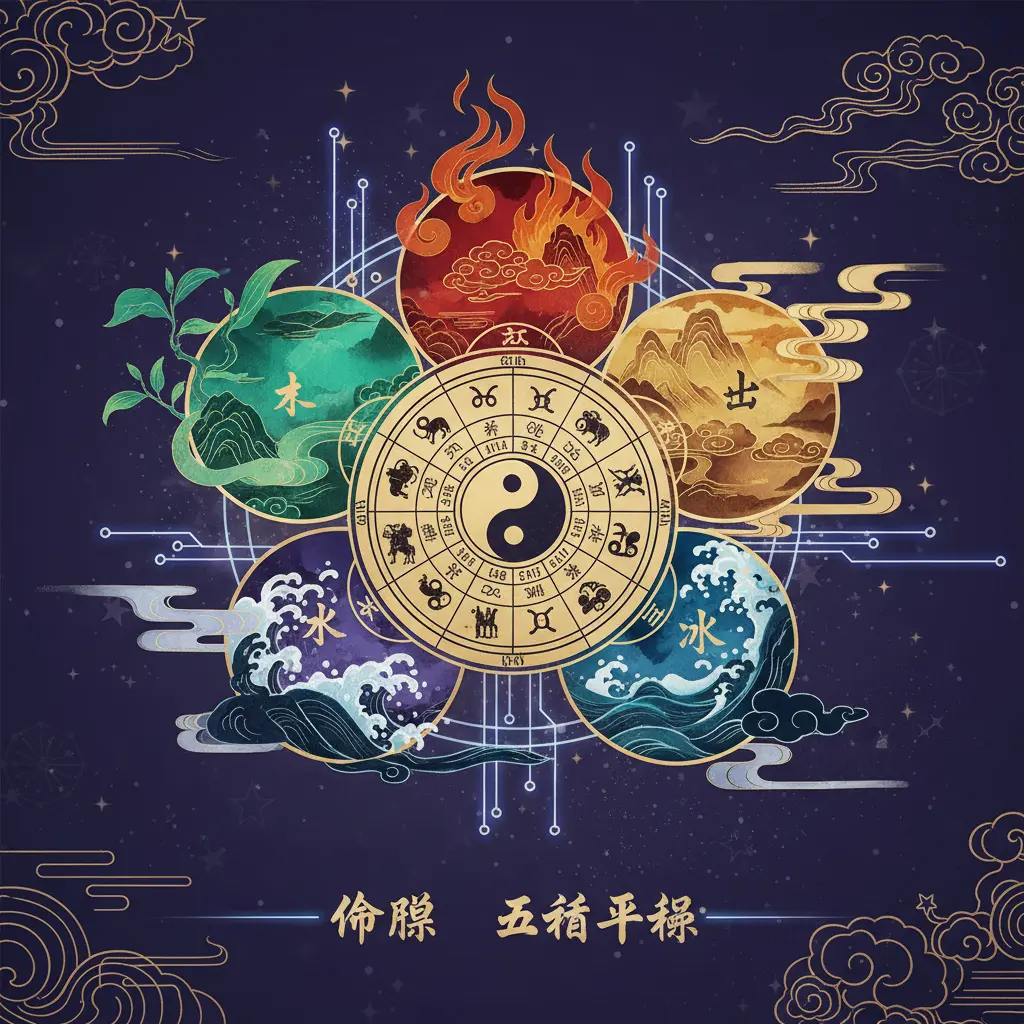 五行平衡 - 命盤