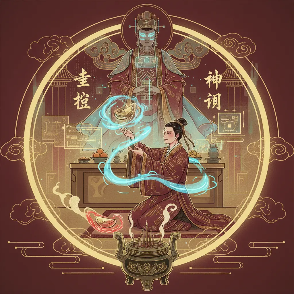 道教問神 - 擲筊