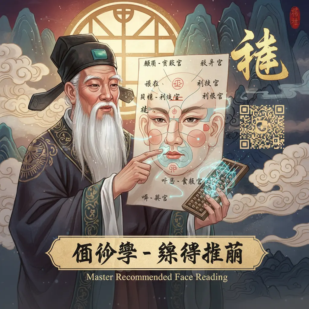 算命師傅推薦 - 面相學
