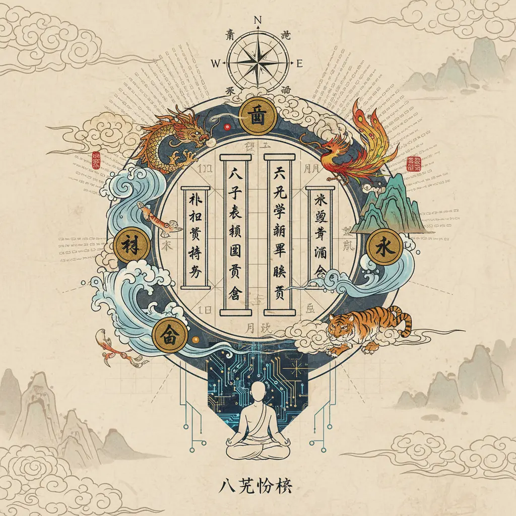 八字分析 - 八字命盤